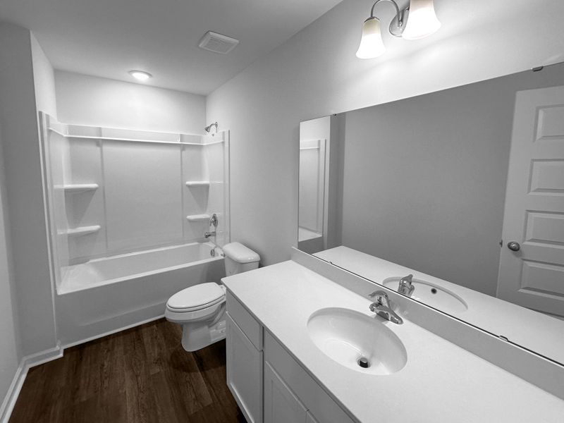 Furnished interior view inside a new home in Doctor's Creek, Ludowici (Image 10).