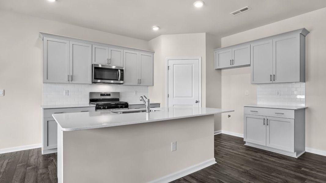 Furnished interior view inside a new home in Anderson Farm, Wendell (Image 3).