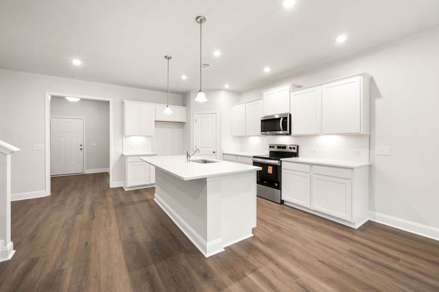Furnished interior view inside a new home in Waterways, Richmond Hill (Image 4).