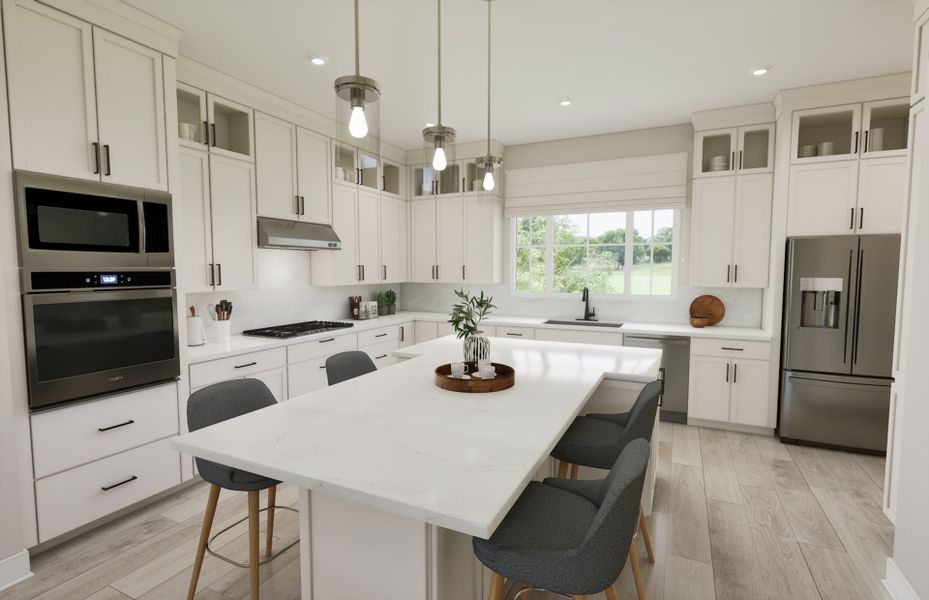 Representative furnished interior of a home built from the Marlow by Pulte Homes in The Domaine at SoSo, West Palm Beach (Image 4).