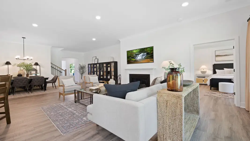 Representative furnished interior of a home built from the Azalea by D.R. Horton in Shadow Stone, Simpsonville (Image 21).