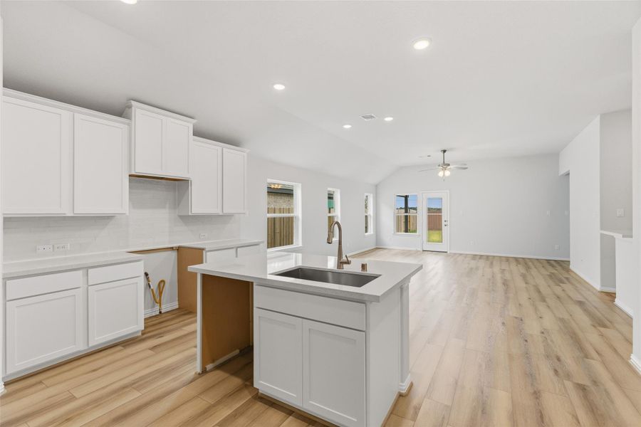 Furnished interior view inside a new home in Brookewater, Rosenberg (Image 16).