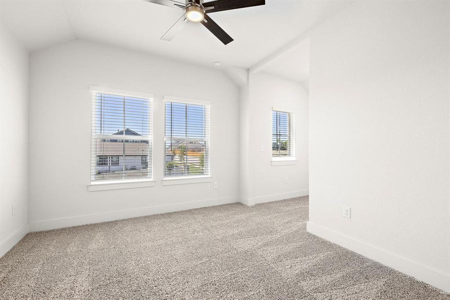 Bedroom 3, with its own sitting area/bonus space