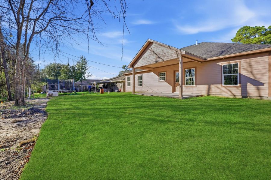 Exterior details and patio area of a home in , Crosby (Image 4).