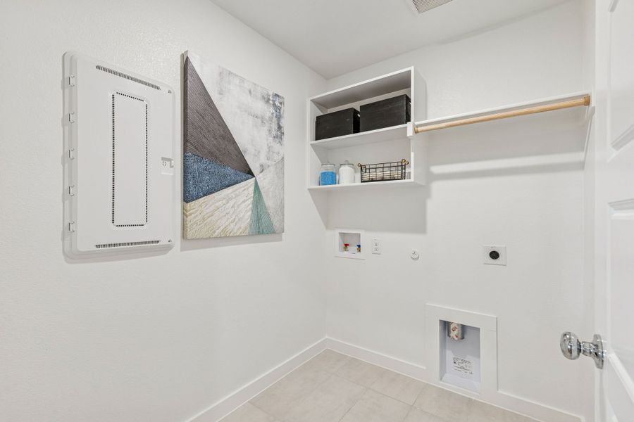 Bathroom in a Terra Vella Hayden Model Home in Fort Worth TX by Trophy Signature Homes