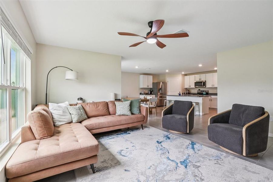Furnished interior view inside a new home in North Park Isle, Plant City (Image 8).