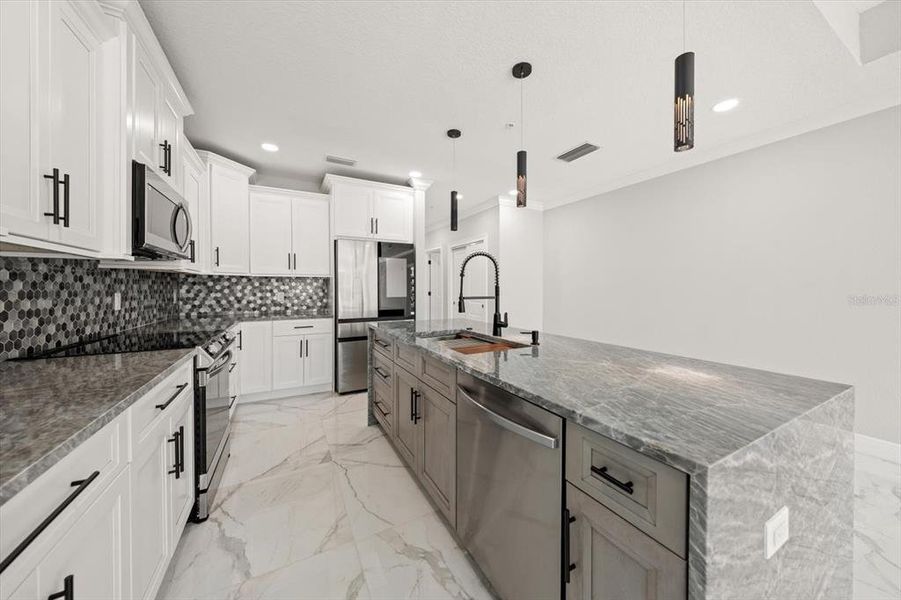 Furnished interior view inside a new home in , Clearwater (Image 15). Furnished interior view inside a new home in , Clearwater (Image 15).