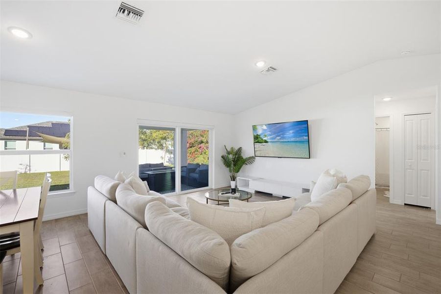 Furnished interior view inside a new home in , Cape Coral (Image 7).