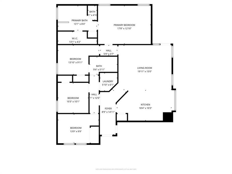 2D floor plan layout of this home in Trail Creek, Cleburne, TX (Image 5). 2D floor plan layout of this home in Trail Creek, Cleburne, TX (Image 5).