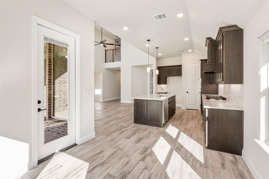 Furnished interior view inside a new home in Creekview Meadows, Pilot Point (Image 7).