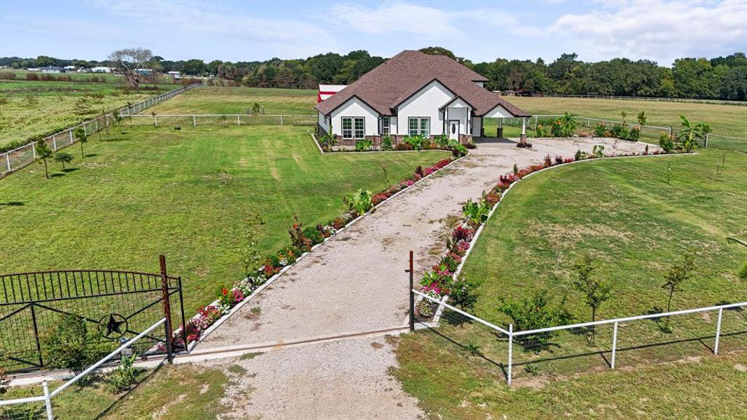 View of rural area with agricultural land View of rural area with agricultural land