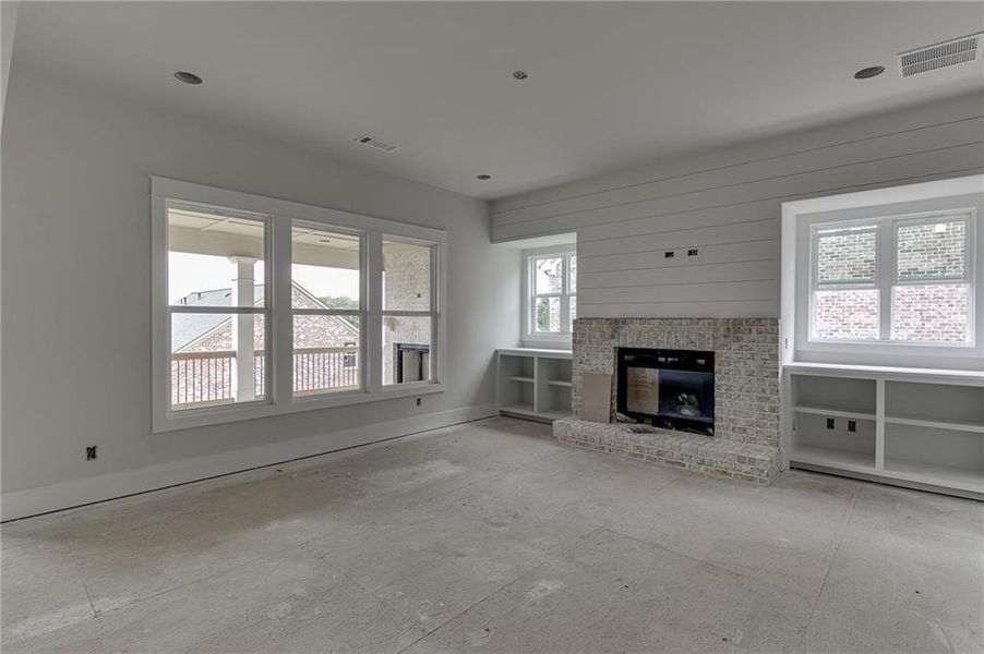 In-progress construction of a new home in , Buford, GA (Image 36).