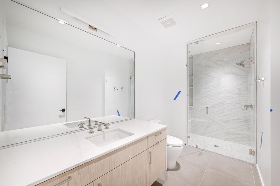 Furnished interior view inside a new home in The Colorfield, Austin (Image 6).