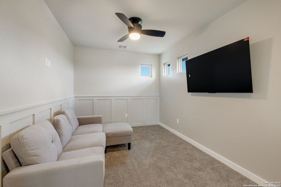 Furnished interior view inside a new home in , Lakehills (Image 8).