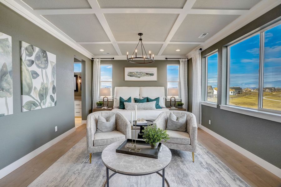 Representative furnished interior of a home built from the 3 by Trumark Homes in Kitchel Lake at Serratoga Falls, Timnath (Image 19).