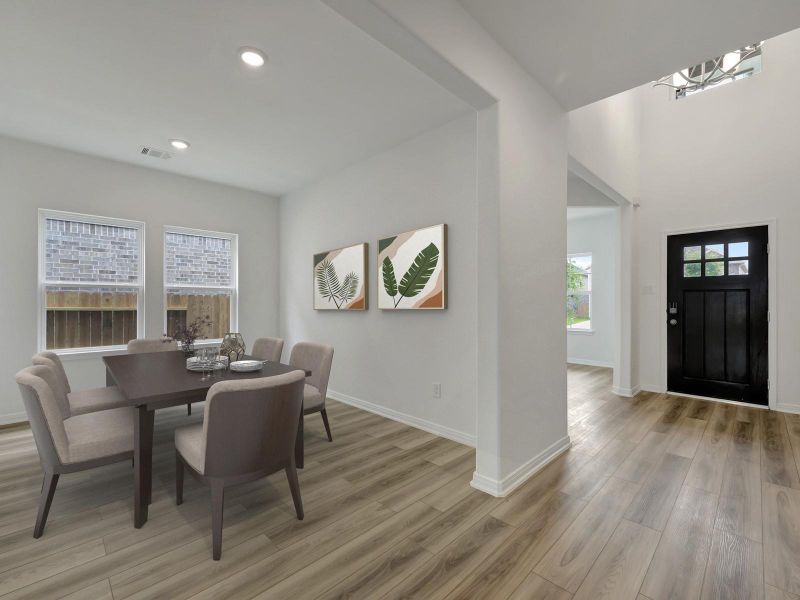 Photo is not of the actual home, but is an inspirational photo of builder’s model home and may depict options, furnishings, and/or decorator features that are not included