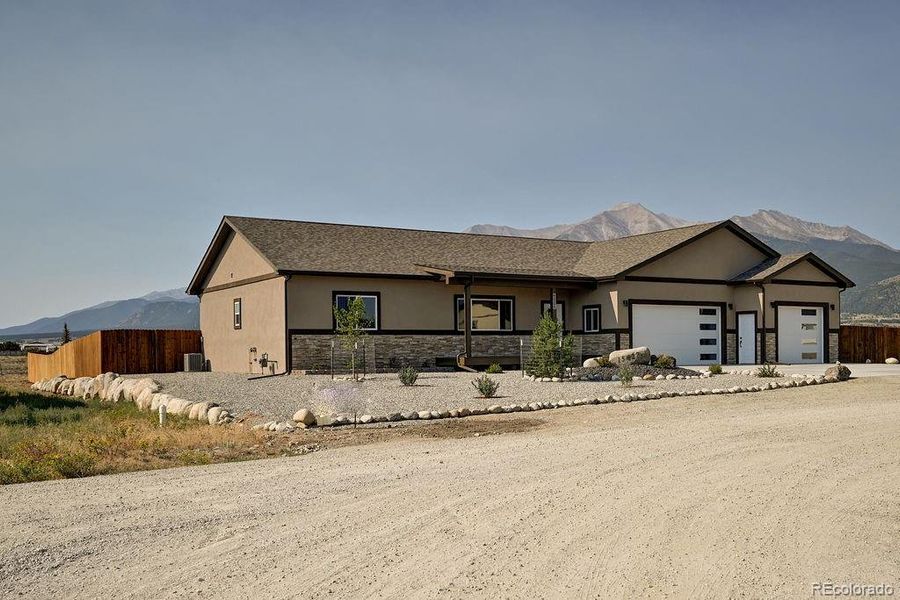 Front exterior of a new home in , Buena Vista, CO, highlighting curb appeal (Image 17). Front exterior of a new home in , Buena Vista, CO, highlighting curb appeal (Image 17).