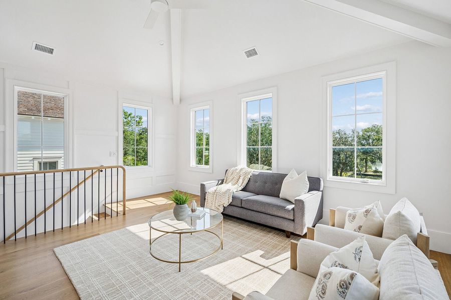 Furnished interior view inside a new home in , Johns Island (Image 10).