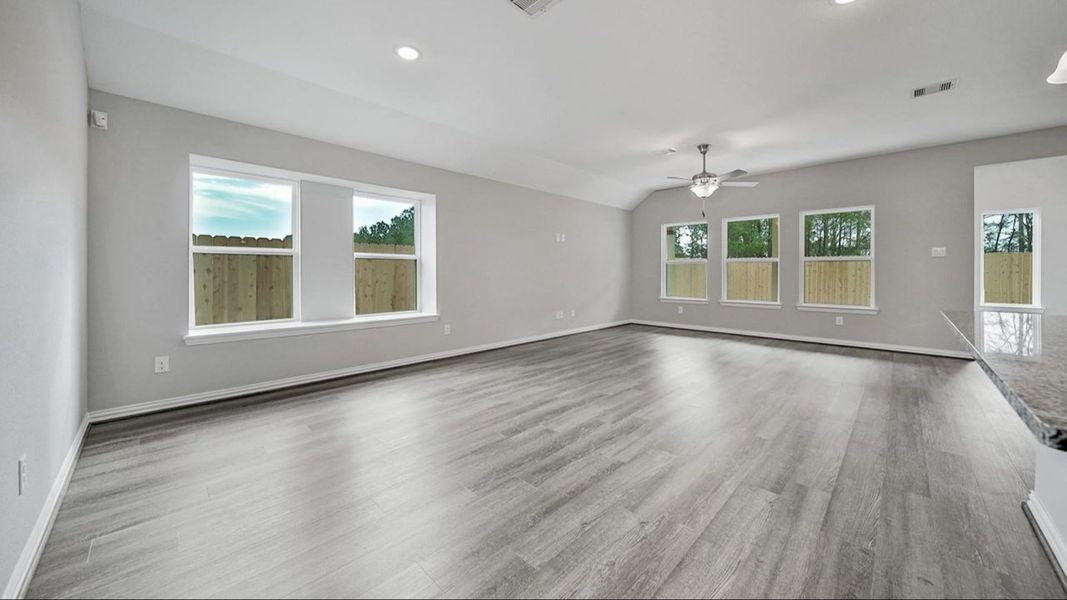 Representative furnished interior of a home built from the Bermuda by Brightland Homes in Bridgeland Creekland Village, Cypress (Image 5).