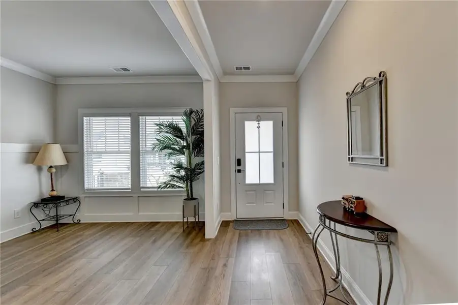 Furnished interior view inside a new home in , Braselton (Image 12). Furnished interior view inside a new home in , Braselton (Image 12).