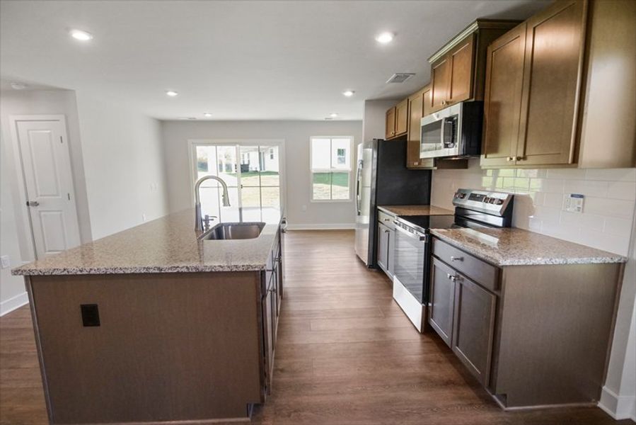 Furnished interior in a model home at Garrison Farms in Seneca (Image 15).