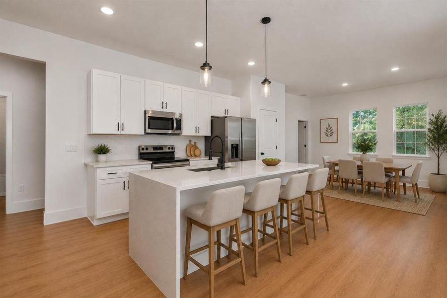 Furnished interior view inside a new home in , Ocala (Image 8).