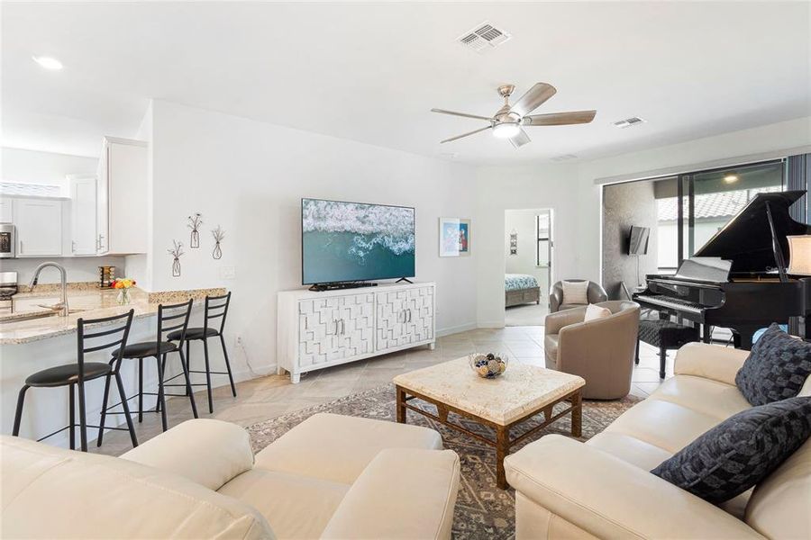 Furnished interior view inside a new home in , Bradenton (Image 4).