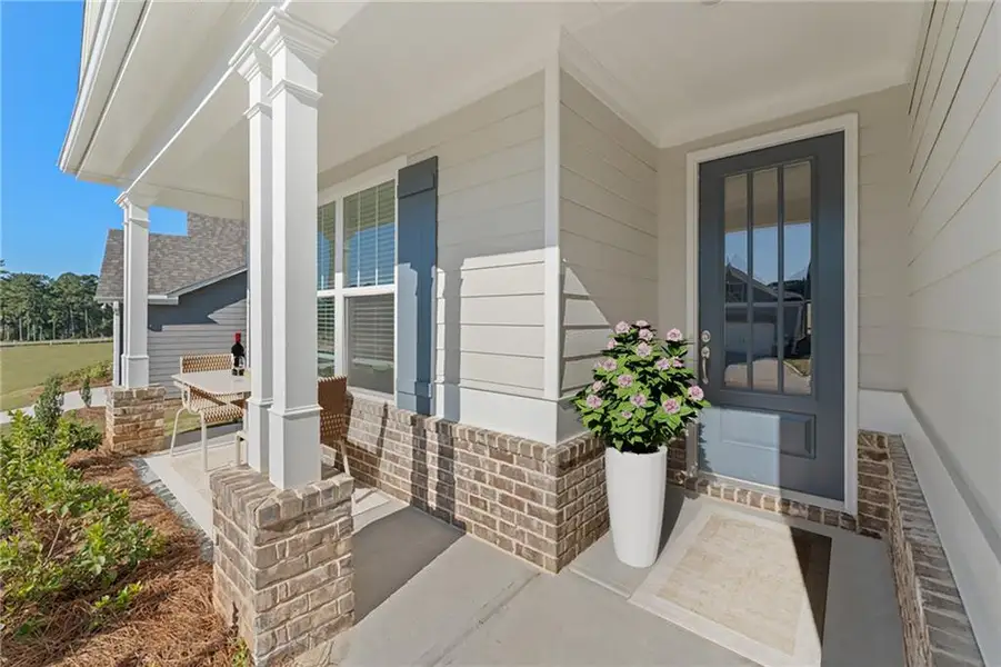 Exterior details and patio area of a home in , Villa Rica (Image 22).