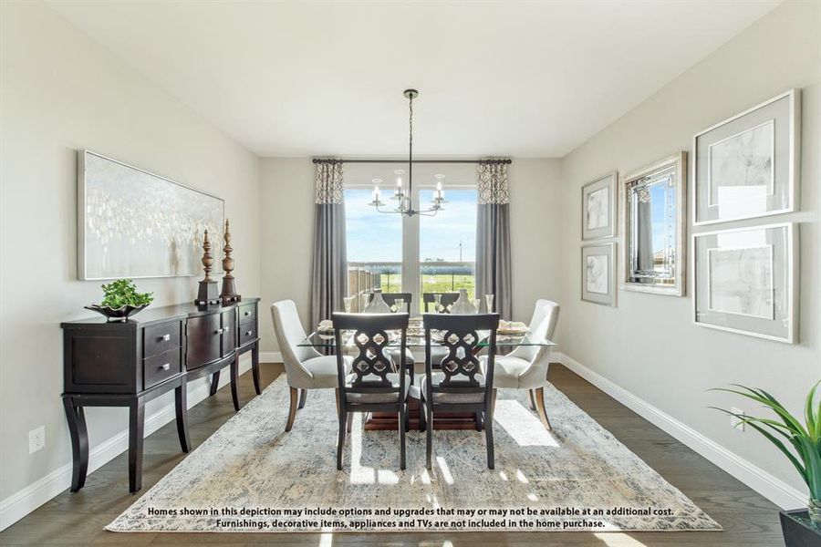 Furnished interior view inside a new home in The Oaks, Red Oak (Image 13). Furnished interior view inside a new home in The Oaks, Red Oak (Image 13).