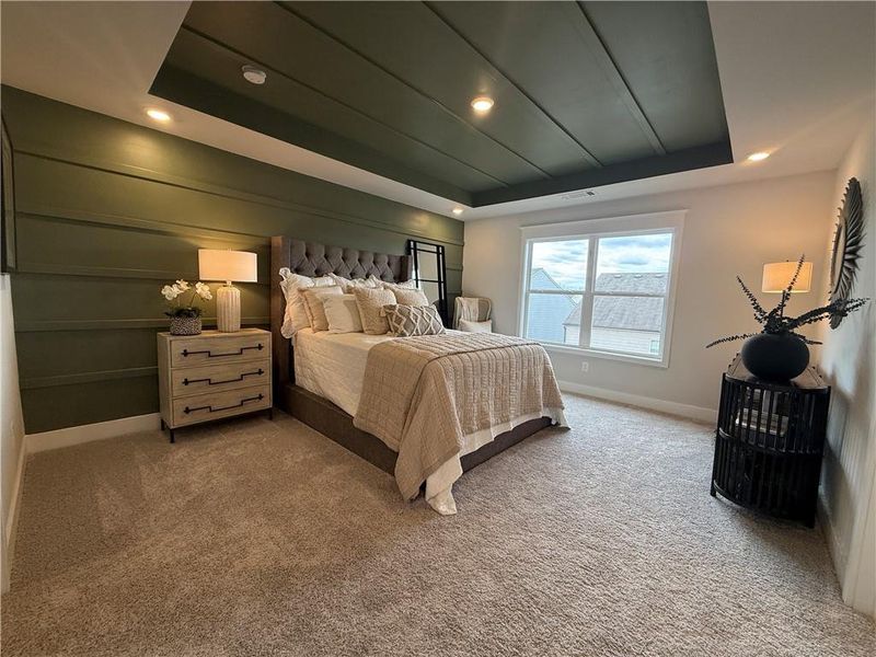 Furnished interior view inside a new home in The Towns at Auburn Station West, Auburn (Image 15).