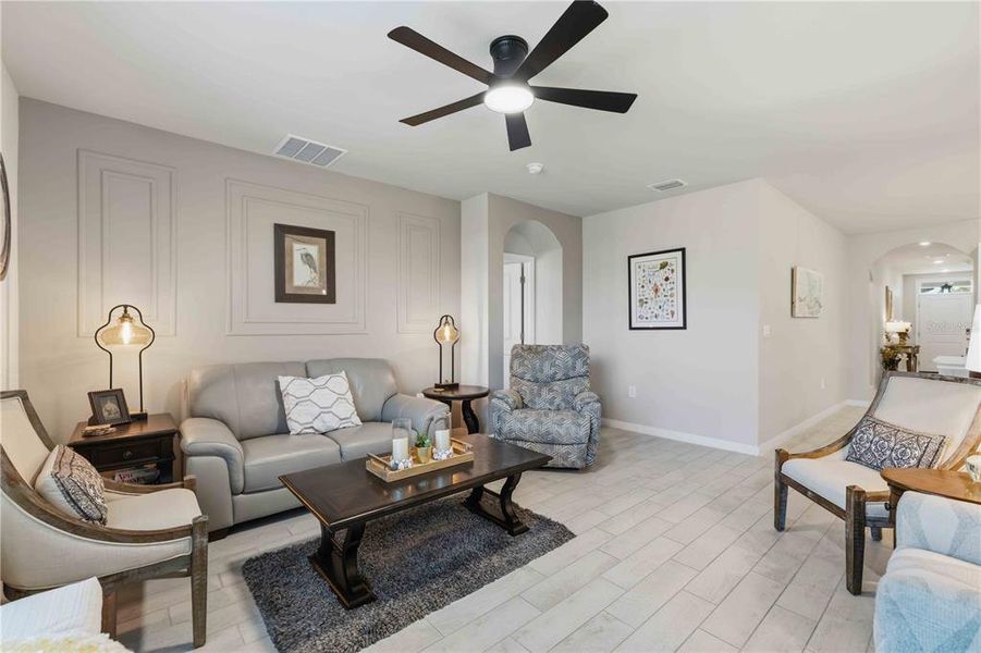 Furnished interior view inside a new home in Burnt Store Village, Punta Gorda (Image 11).