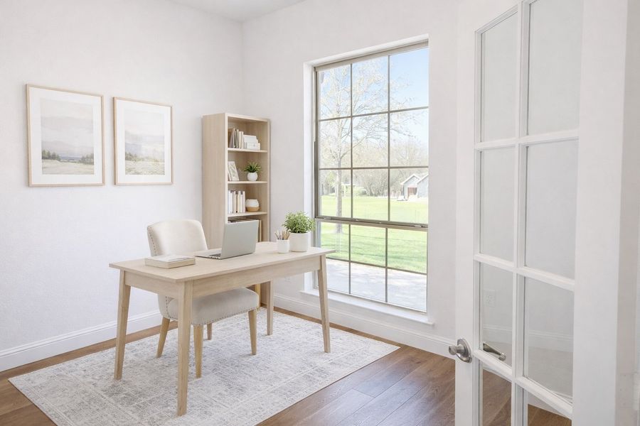 Furnished interior view inside a new home in Arbor Oaks, Boyd (Image 8). Furnished interior view inside a new home in Arbor Oaks, Boyd (Image 8).
