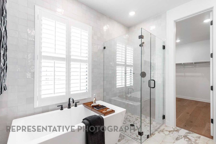 Furnished interior view inside a new home in Easton Park, Austin (Image 11).