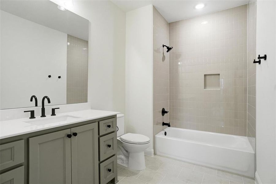 Furnished interior view inside a new home in , Aledo (Image 9).