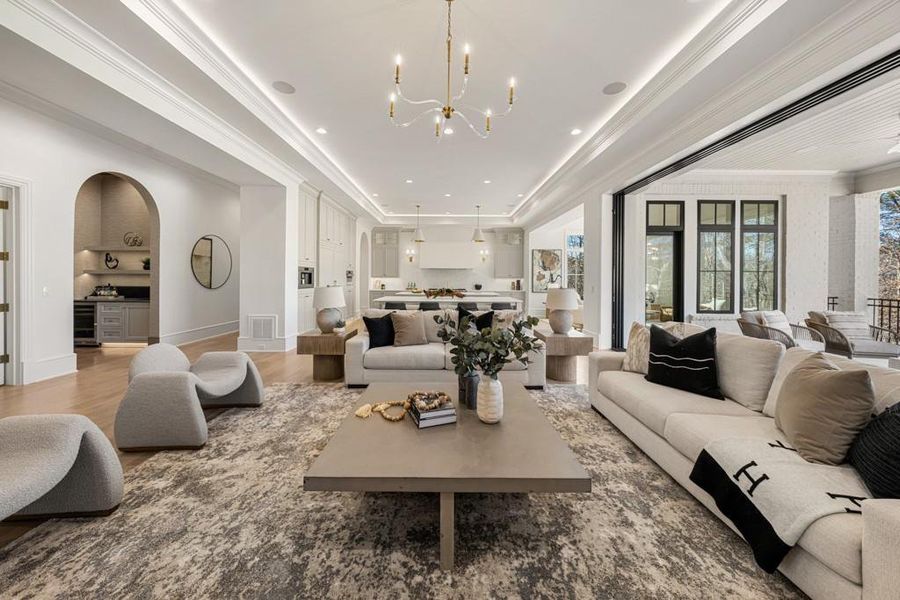 Furnished interior view inside a new home in , Milton (Image 14).