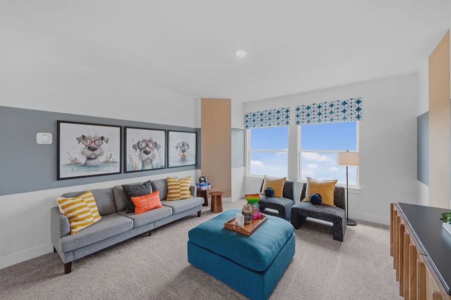 Representative furnished interior of a home built from the Laramie by Chesmar Homes in Sunterra, Katy (Image 19). Representative furnished interior of a home built from the Laramie by Chesmar Homes in Sunterra, Katy (Image 19).