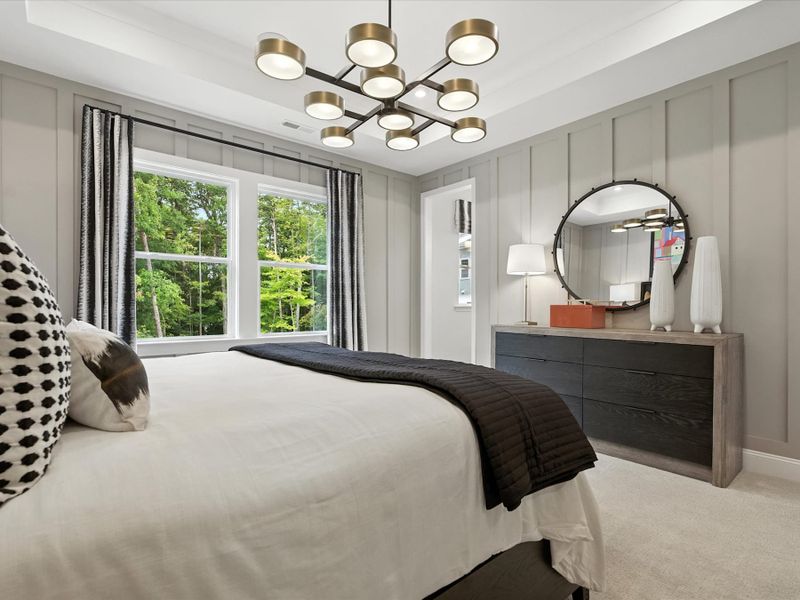 Representative furnished interior of a home built from the Beau by Tri Pointe Homes in Archer Row, Charlotte (Image 34).