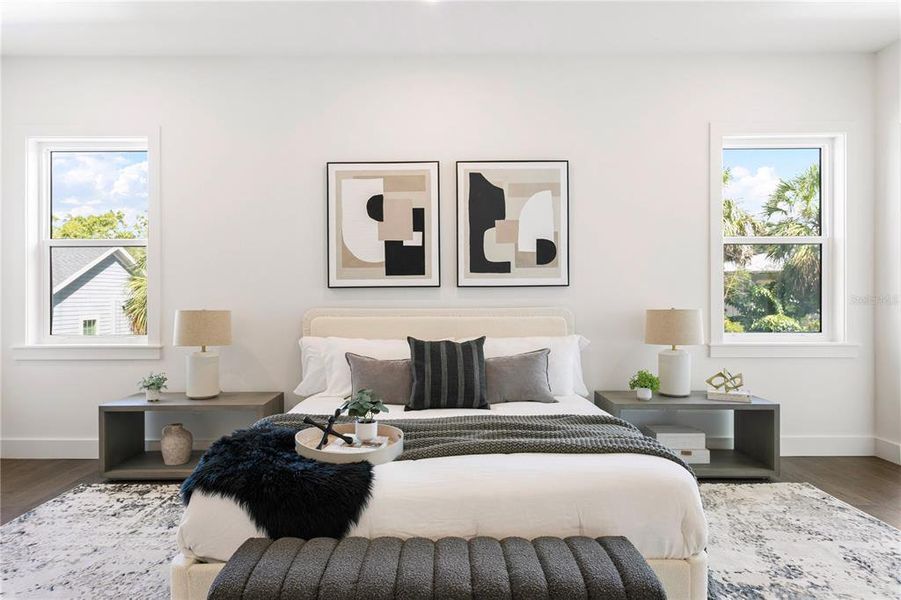 Furnished interior view inside a new home in , Tampa (Image 42).