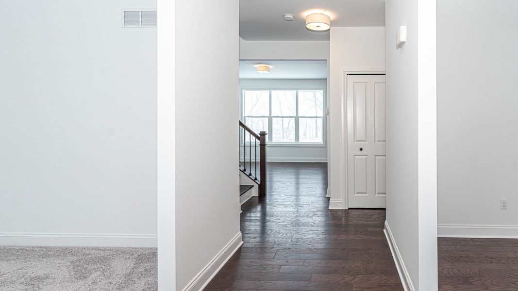 Representative unfurnished interior of a home built from the The Briarhaven III Side Entry by Norfolk Homes in Fosdick Glen of Saline, Saline (Image 34).