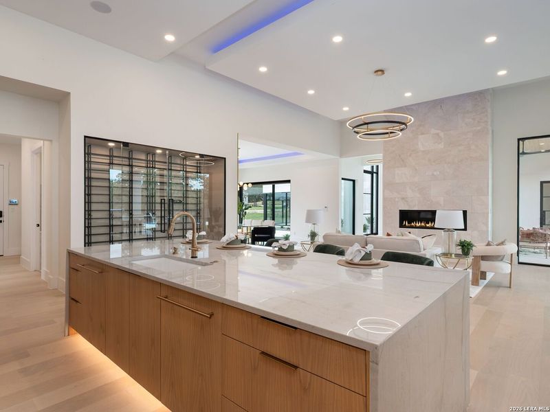 Furnished interior view inside a new home in , Fair Oaks Ranch (Image 38).