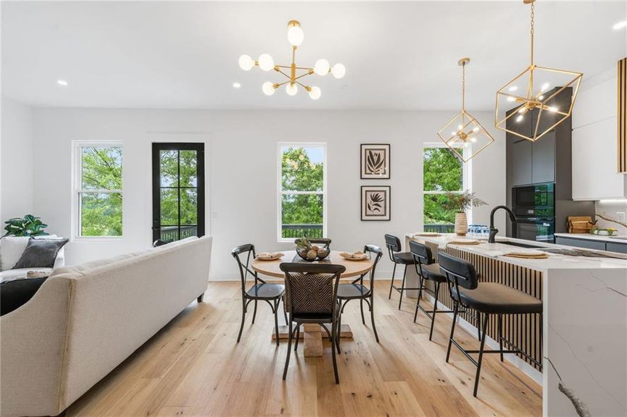 Furnished interior view inside a new home in , Canton (Image 29).