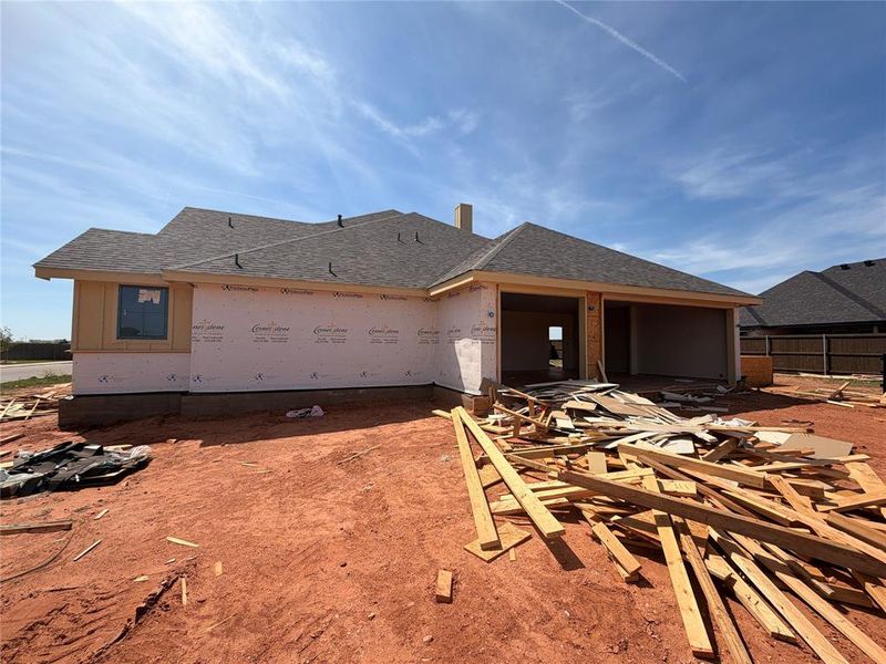 In-progress construction of a new home in , Abilene, TX (Image 5).