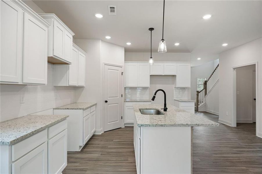 Furnished interior view inside a new home in , Dallas (Image 15).