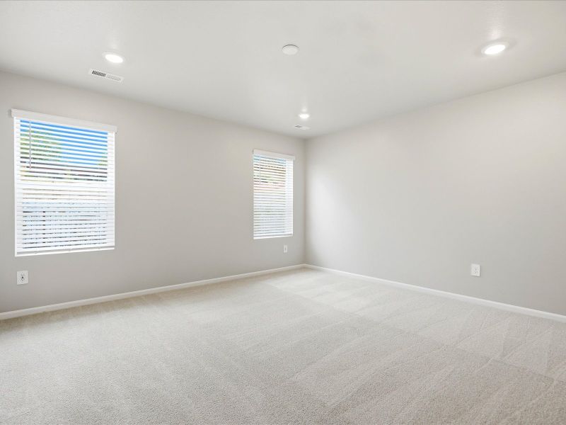 Spacious, unfurnished interior of a new home in Poudre Heights: The Lakes Collection, Windsor (Image 13). Spacious, unfurnished interior of a new home in Poudre Heights: The Lakes Collection, Windsor (Image 13).