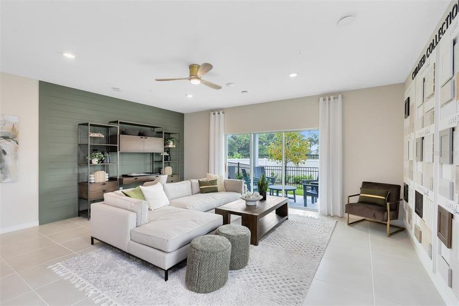 Furnished interior view inside a new home in Skylar Crest, Sanford (Image 21).