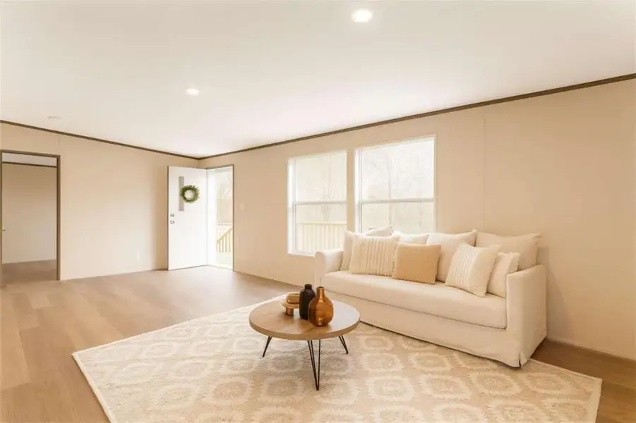 Furnished interior view inside a new home in , Ellijay (Image 3).