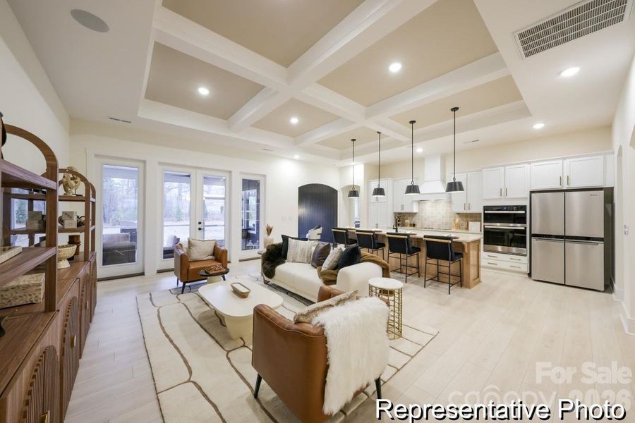 Furnished interior view inside a new home in Huntington Hills, Lincolnton (Image 9).