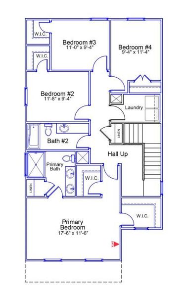 2D floor plan layout of this home in Central Creek, Goose Creek, SC (Image 3). 2D floor plan layout of this home in Central Creek, Goose Creek, SC (Image 3).