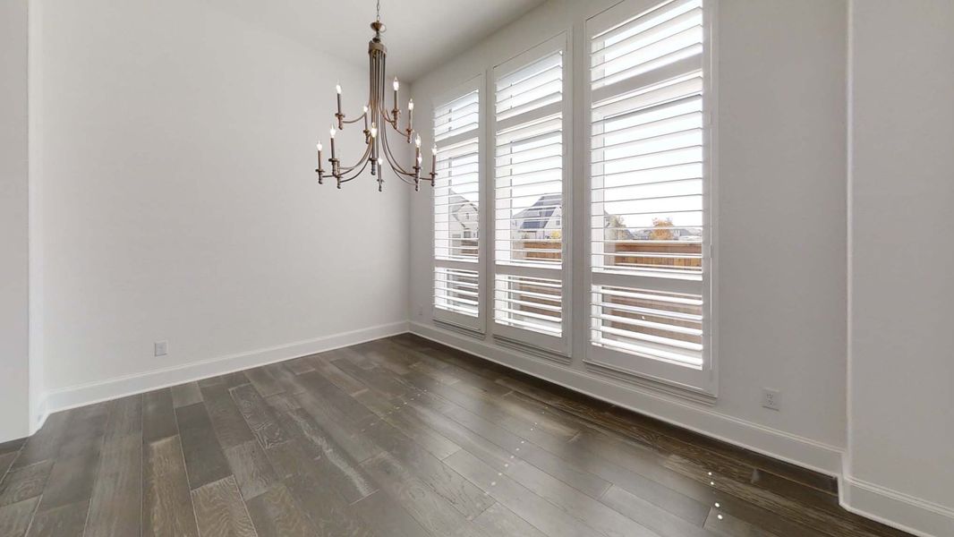 Representative Dining Room - some options shown