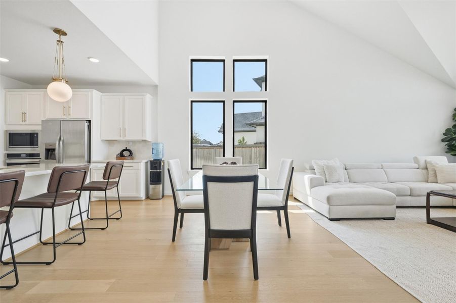 Furnished interior view inside a new home in Bridgeland 45', 50', 70', Cypress (Image 19). Furnished interior view inside a new home in Bridgeland 45', 50', 70', Cypress (Image 19).